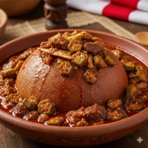 Amalá con quimbombó